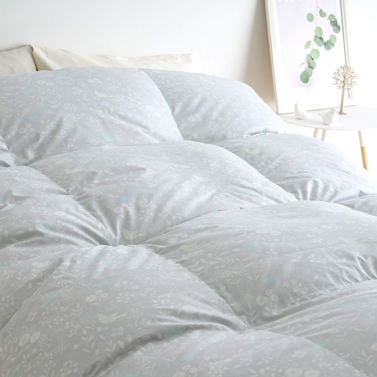 西川 新品未開封品 羽毛掛け布団 ハンガリー産グレーマザーグース93% ダブル 西川 布団・快眠グッズ ハンガリー産マザーグースダウン93% 羽毛